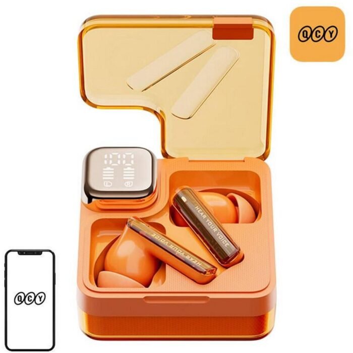 QCY - T31 orange - Hoofdtelefoon