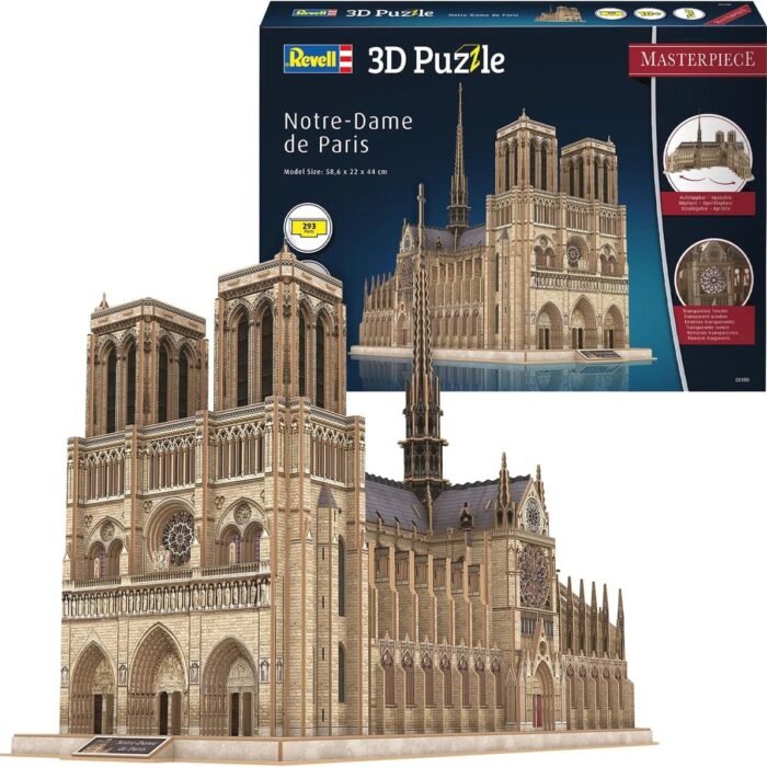 3D Puzzel Kathedraal Notre-Dame - Ontdek het Hart van Parijs