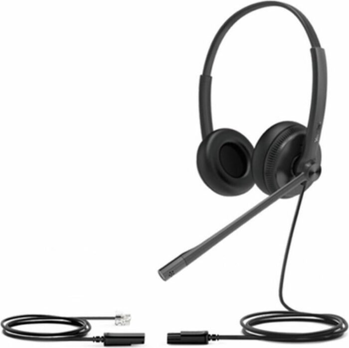 Headphones with Microphone Yealink YHS34 Lite Dual Black