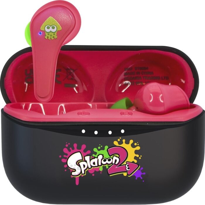 Splatoon - draadloze oordopjes | earpods - met oplaadcase - touch control - extra eartips - TWS