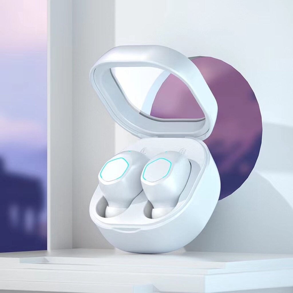 Pro Care Excellent Quality® M21W Hifi Bluetooth 5.3 Draadloze Earbuds - Earbuds Wireless - Earbuds Wireless Noise Cancelling - Inline Microfoon - Finger Touch - IOS Android Smartphones Tablets - Active Noise Reduction - Wit