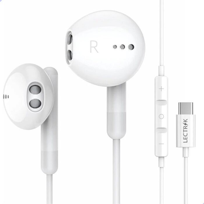 Oortjes met draad en microfoon - Oordopjes - 120CM kabel - USB-C - Earphones Wired