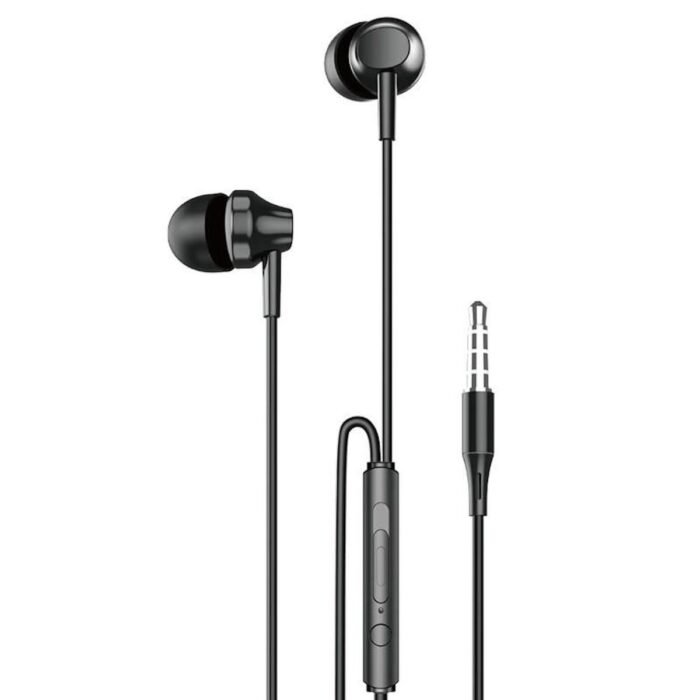 Hoco - In Ear oordopjes - Oortjes met draad en microfoon - Zwart