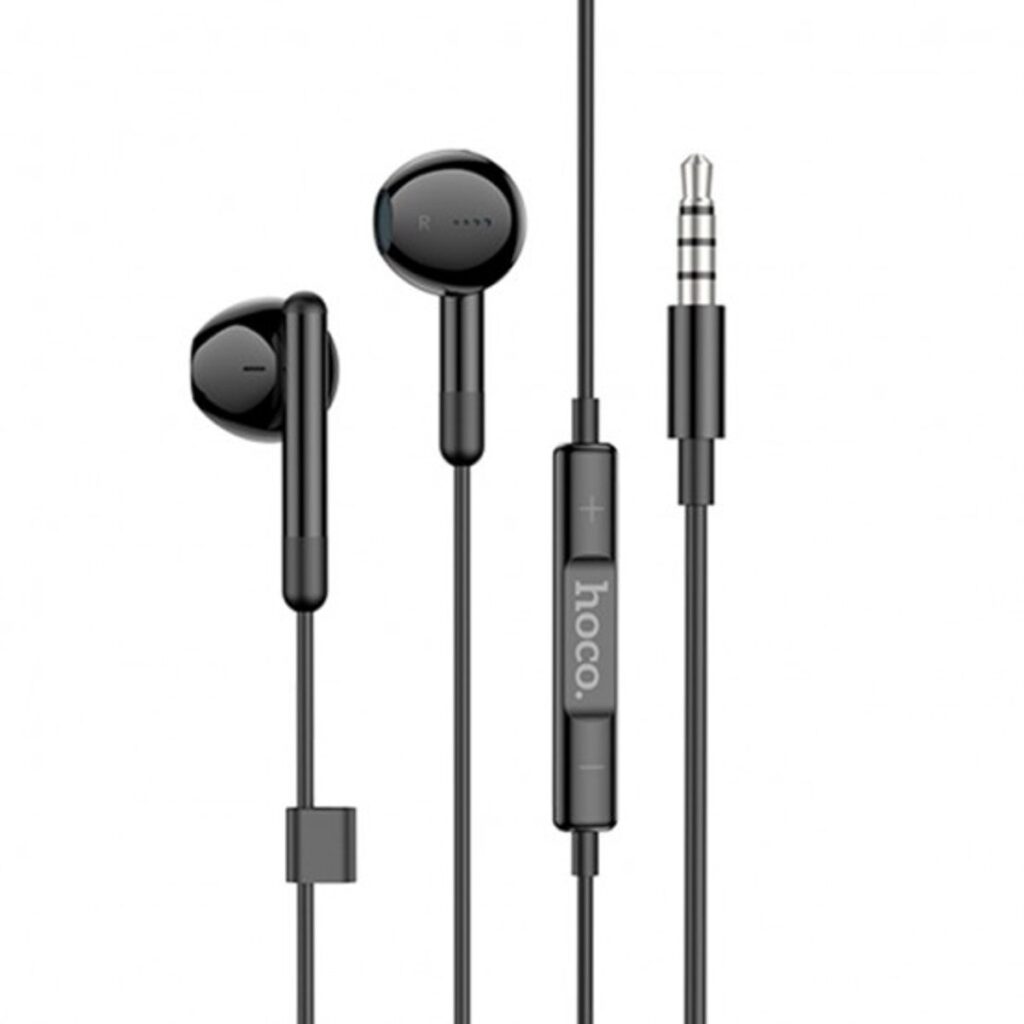 Hoco In Ear Oordopjes - Oortjes met draad en microfoon - 3.5mm AudioJack - 1.2m -