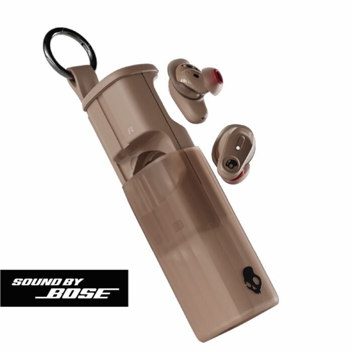 Skullcandy Method 360 ANC - Draadloze Oordopjes - Sound by Bose - Oortjes Draadloos - Geschikt voor Apple & Android - Active Noise Cancelling Oordopjes - Bruin