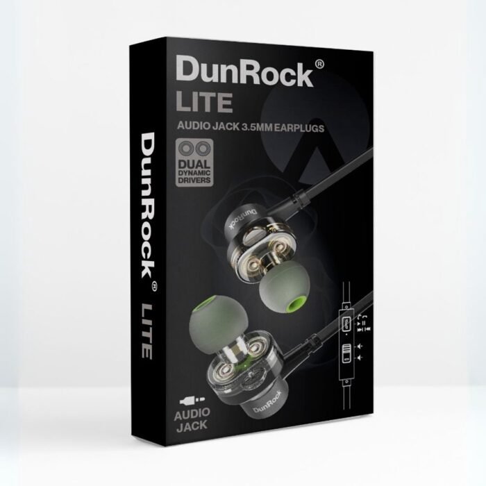DunRock Lite - oordopjes met draad - USB C oortjes