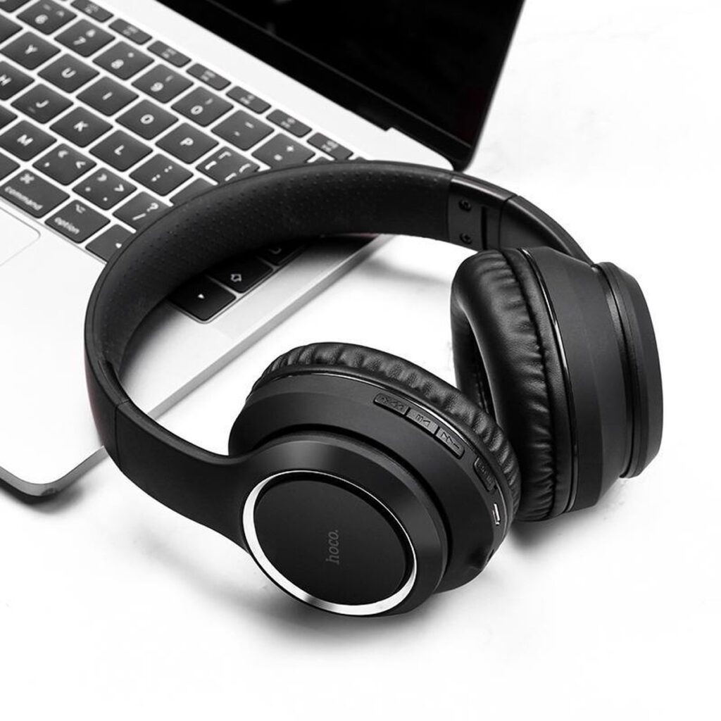 Hoco W28 Zwart – Bluetooth Koptelefoon Over Ear - Draadloze Koptelefoons - Koptelefoon met Microfoon - Universeel - Apple en Android