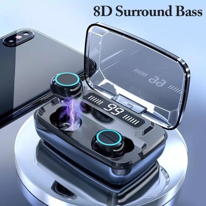 TWS - Draadloze oortjes / in-ear oordopjes - Bluetooth Draadloze buds - Luxe indicator - Geschikt voor alle smartphones o.a Samsung & Iphone, , galaxy buds, huawei, sony - Zwart