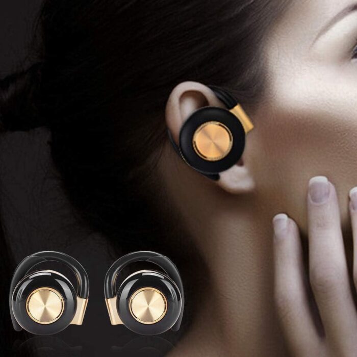 Oorhaak Bluetooth-oordopjes met Binaurale Oproep en Grote Luidspreker - Draadloze Oortelefoon met Stereo Geluid .