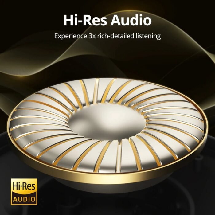 Draadloze Bluetooth Hoofdtelefoon - Gaming Headset - 500mAh - 60 Uur Luisteren - Natuurlijke Pasvorm - Draadloos - Hybride Noise Cancelling - Zwart