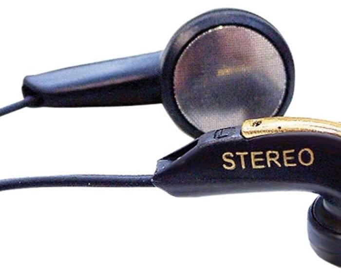 SoundLAB stereo earphones - waterbestendig / zwart - 1,7 meter