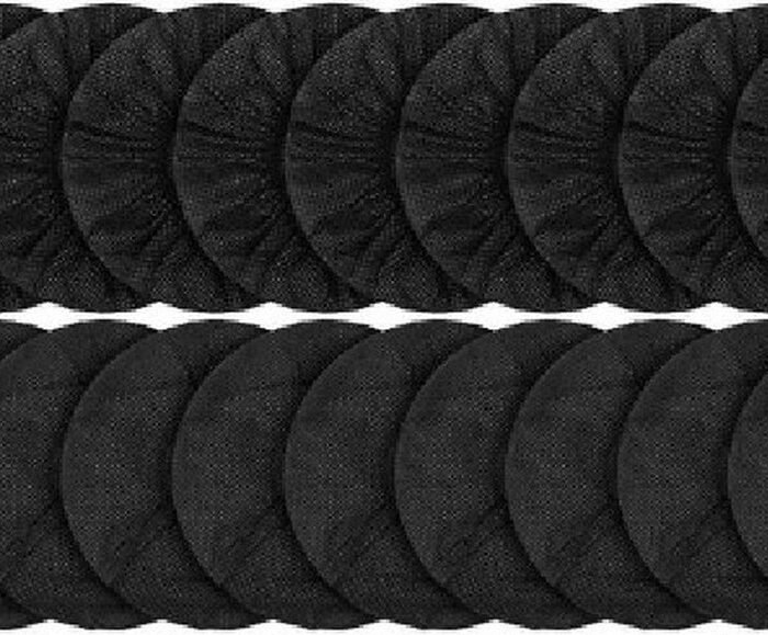 DKT Elastische wegwerp Hygienehoesjes/hoofdtelefoon cover hoes 10cm DKT-HH0010Z 100 stuks | Zwart | universeel