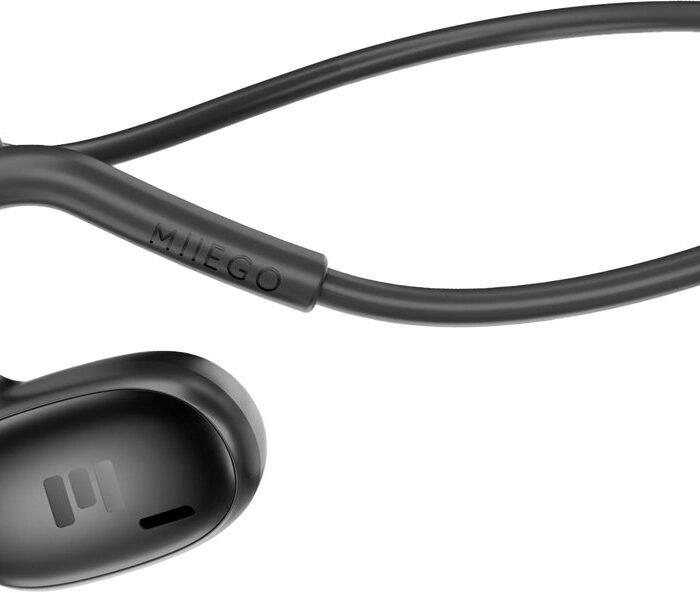 Miiego – openGo AL5 - Zwart - open ear - koptelefoon - sport koptelefoon - hardlopen - wandelen – fietsen - Man en Vrouw