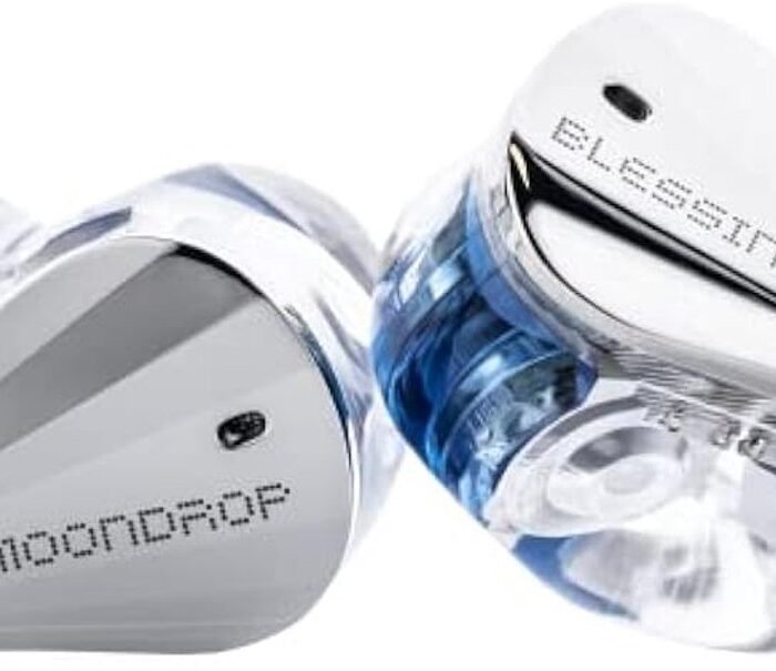 Moondrop Blessing 3 - In-Ear Monitors - IEM - 2DD+4BA Hybride Drivers - Audiofiele Oordoppen - Verwisselbare Kabel - Universele Pasvorm - Zilver
