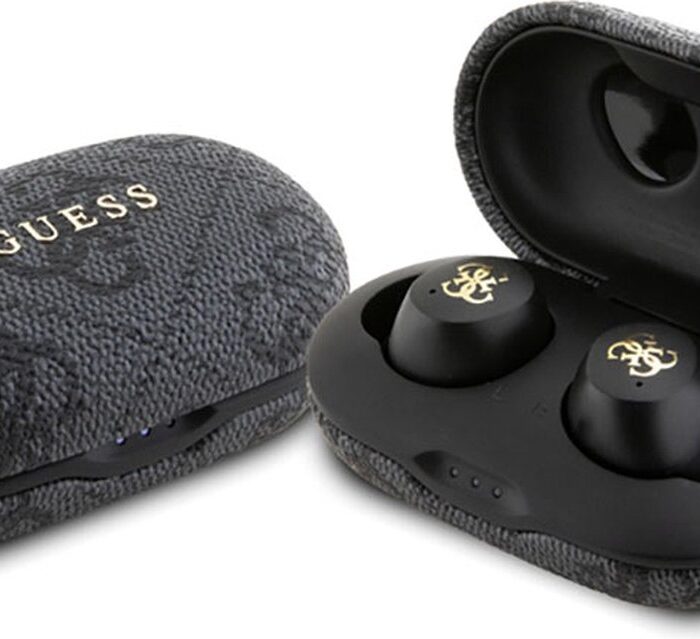 Guess True Wireless 4G Metal Bluetooth In-Ear Oordopjes - Zwart