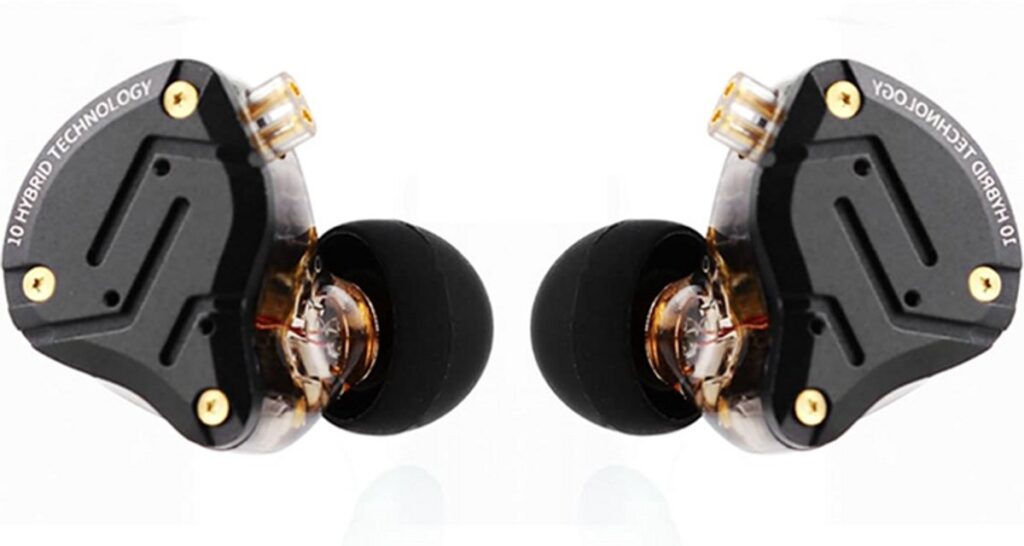 KZ - ZS10 Pro - In-Ear Monitor - IEM - met HiFi Geluid - Dynamische Drivers - Metaal Design - Incl Kabel & Eartips - Zwart