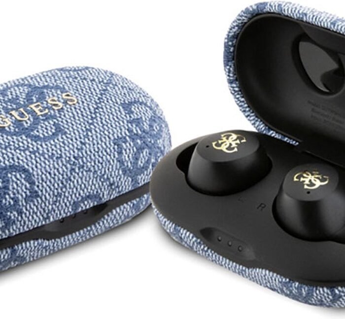 Guess True Wireless 4G Metal Bluetooth In-Ear Oordopjes - Blauw