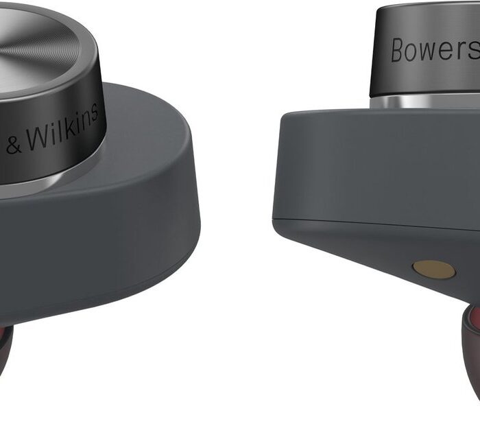 Bowers & Wilkins PI5 S2 Bluetooth oordopjes met Noise Cancelling, Meeslepend geluid en Draadloos opladen - Storm Grey