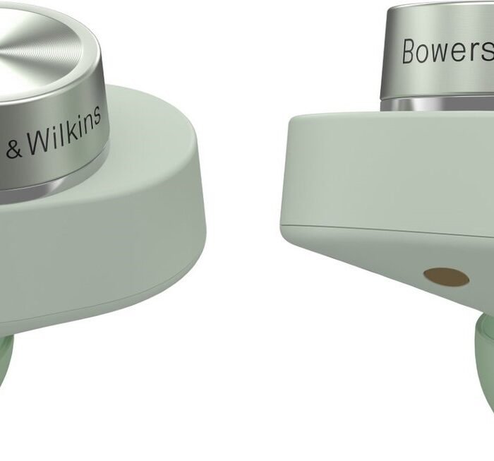Bowers & Wilkins PI5 S2 Bluetooth oordopjes met Noise Cancelling, Meeslepend geluid en Draadloos opladen - Sage Green