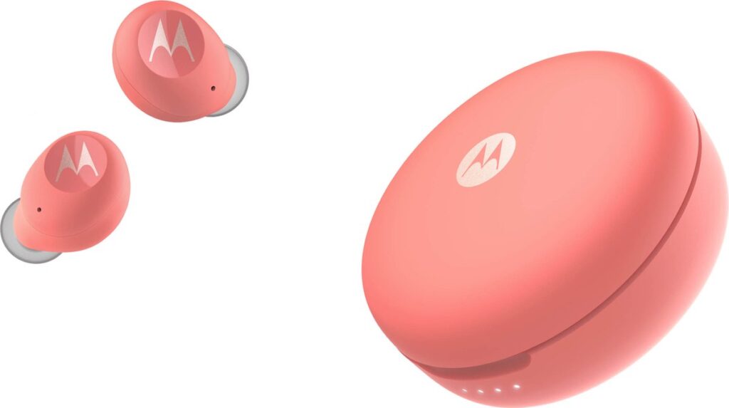 Motorola Vervebuds 250 SH063- Draadloze Oordopjes - Waterproof- Coral Red