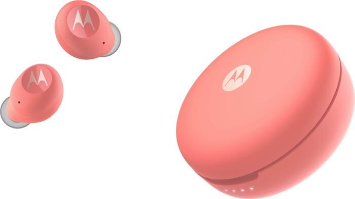 Motorola Vervebuds 250 SH063- Draadloze Oordopjes - Waterproof- Coral Red