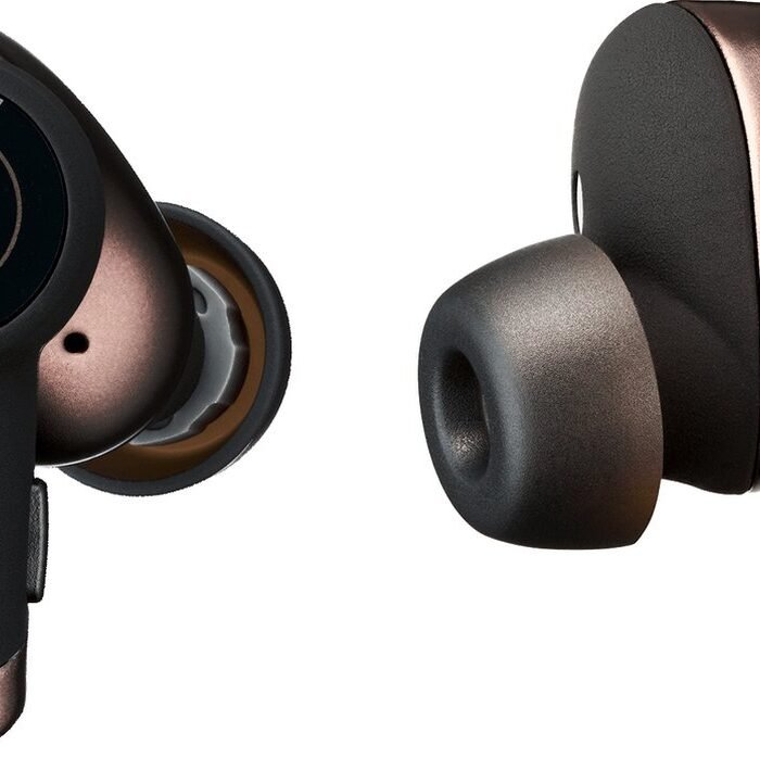 Audio-Technica ATH-TWX9 hoofdtelefoon/headset Hoofdtelefoons Draadloos In-ear Muziek Bluetooth Bruin