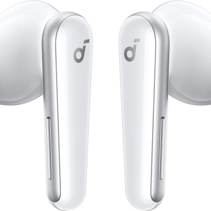soundcore Liberty 5 by Anker, draadloze oordoppen met noise-cancelling, 2x sterkere stemonderdrukking, realtime adaptieve noise canceling, snelladen, Dolby Audio, heldere gesprekken met 6 microfoons en AI, lange batterijduur