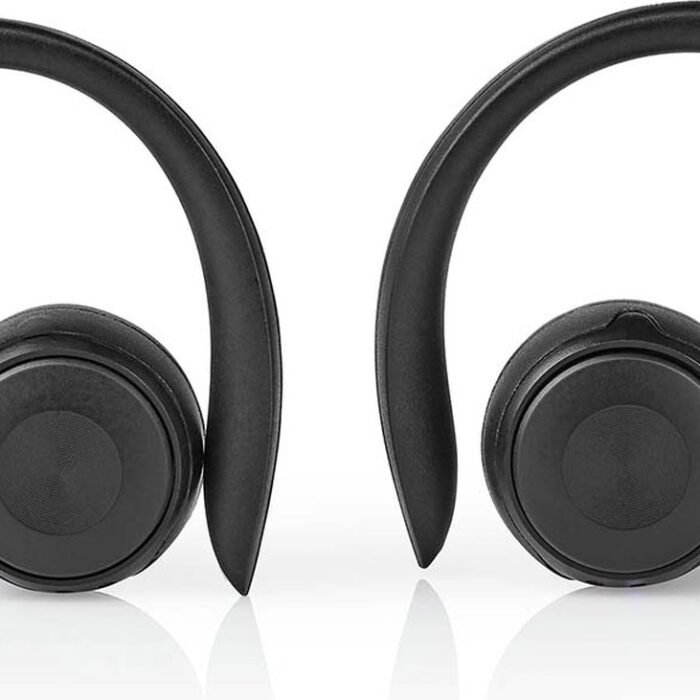 Nedis Volledig Draadloze Oordopjes - Bluetooth - Maximale batterijduur: 4 uur - Drukbediening - Charging case - Ingebouwde microfoon - Ondersteuning voor spraakbesturing - Oorhaken - Zwart