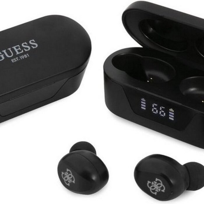 Guess True Wireless Universele Bluetooth In-Ear Oordopjes - Zwart