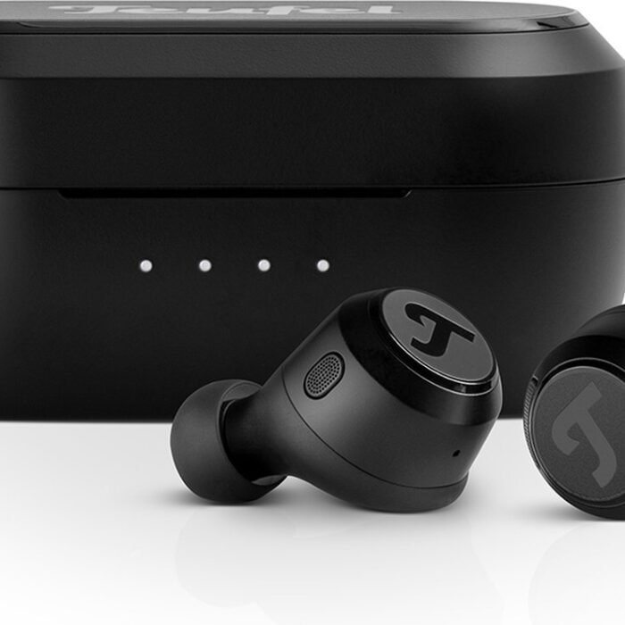 Teufel REAL BLUE TWS 3 - Draadloze oortjes met hybride Active Noise Cancelling - Bluetooth 5.3 met AAC - Spatwaterbescherming IPX4 - Oplaadcase - night black