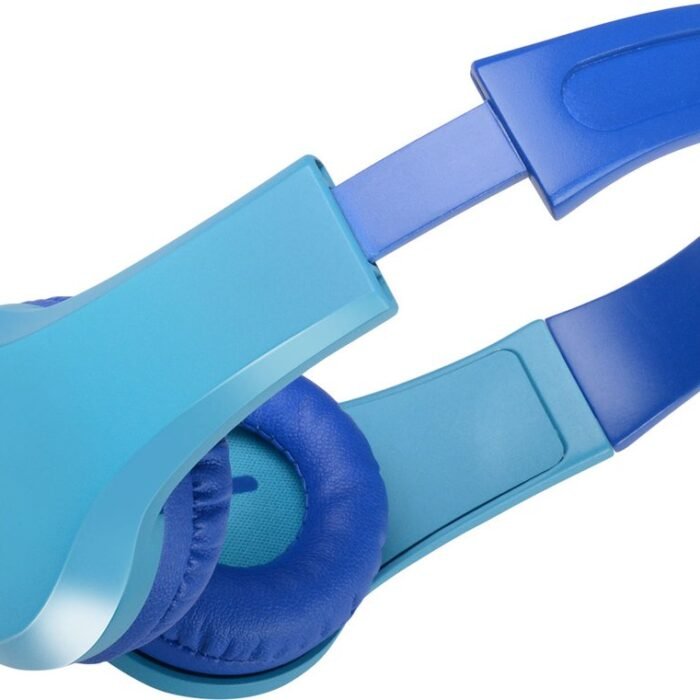 Motorola Sound Kinderkoptelefoon - MOTO JR200 BLU - Koptelefoon met Draad - Volumebegrenzing tot 85dB - met Audiosplitter - BPA-Vrij - Vanaf 3 Jaar