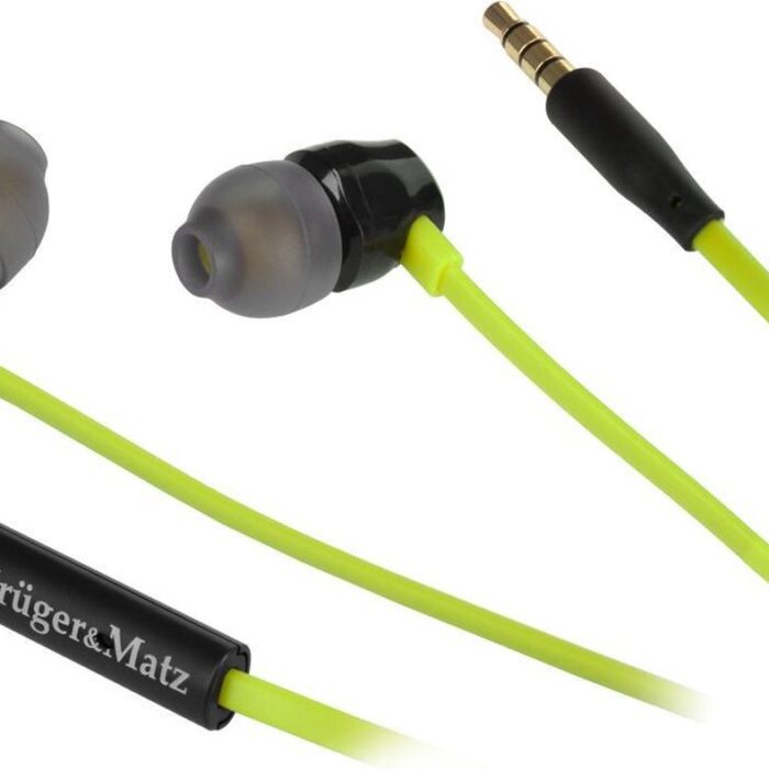 Krüger&Matz KMD10G - Eigentijdse siliconen in-ear dopjes - groen