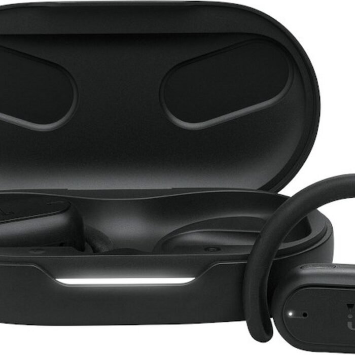 JBL Soundgear Sense - Volledig draadloze open-ear oordopjes met oorhaak - Zwart