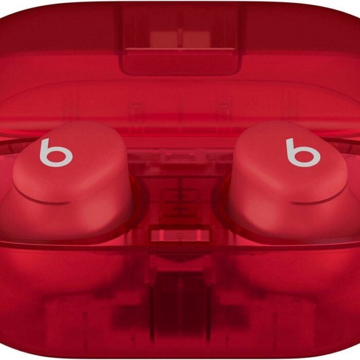 BEATS SOLO BUDS TRANSPARENT RED