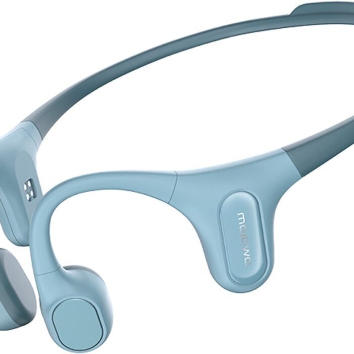 MOJAWA Run Plus | Draadloze Bone Conduction Open Ear koptelefoon| 32GB Bluetooth hoofdtelefoon met voice assistant, ruisonderdrukking, eersteklas geluidskwaliteit, 10uur lange batterijduur, IP68 waterproof voor hardlopen/fietsen