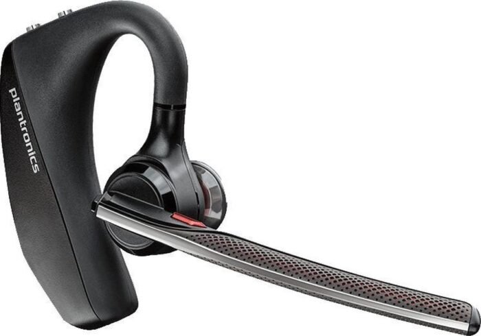 Plantronics / Poly Voyager 5200 Headset oorhaak Bluetooth Zwart, Grijs