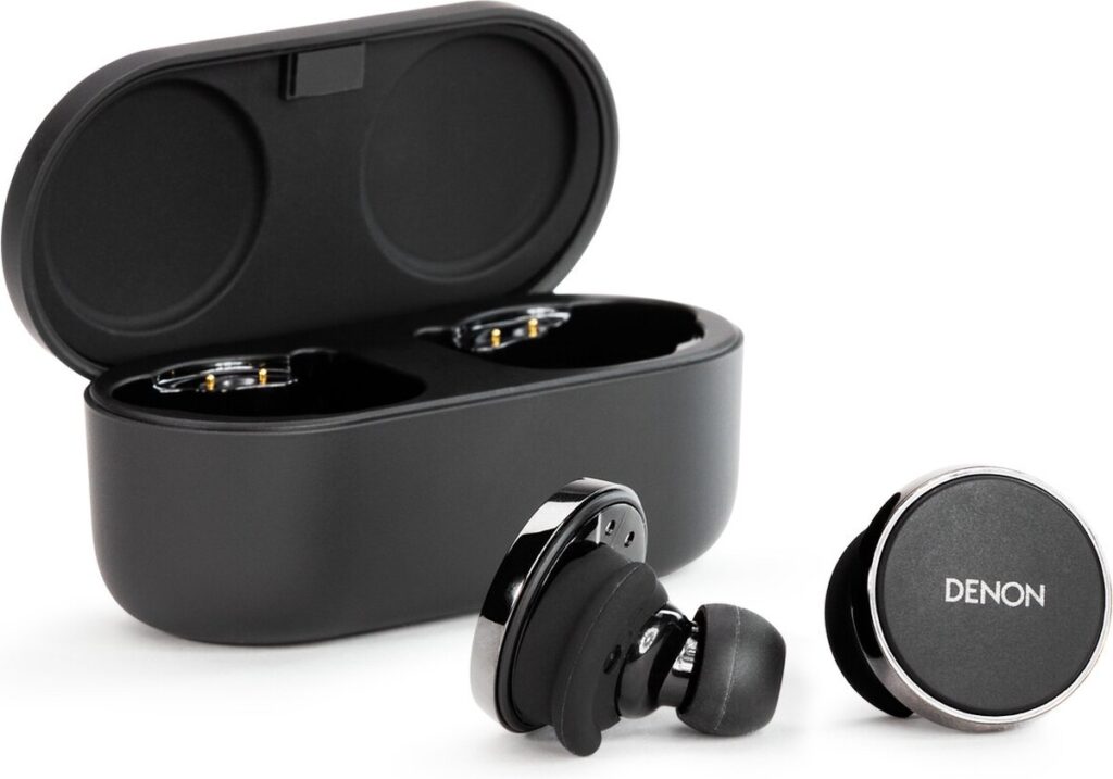 Denon PerL Pro Earbuds - Draadloze oordopjes met gepersonaliseerd klankprofiel - Waterbestendig - 8 + 32 uur batterijduur