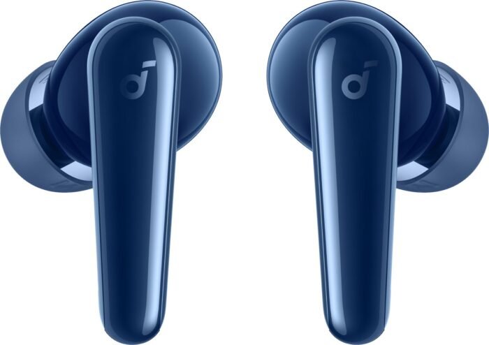 soundcore Liberty 5 by Anker, draadloze oordoppen met noise-cancelling, 2x sterkere stemonderdrukking, realtime adaptieve noise canceling, snelladen, Dolby Audio, heldere gesprekken met 6 microfoons en AI, lange batterijduur