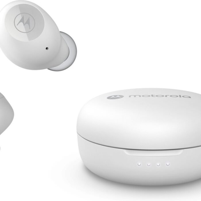 Motorola Sound Draadloze Oordopjes - MOTO BUDS 150 - In-Ear Oordoppen - Bluetooth - Water- en Zweetbestendig - Touch- en Voice Control - 18-Uur Afspeeltijd - Wit