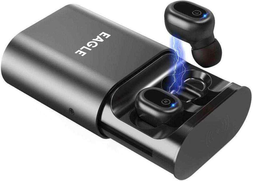 Eagle F12 Wireless Earbuds | Draadloze In-Ear Oordopjes | Zwart