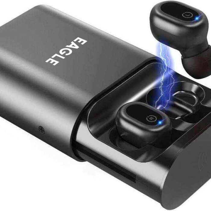 Eagle F12 Wireless Earbuds | Draadloze In-Ear Oordopjes | Zwart