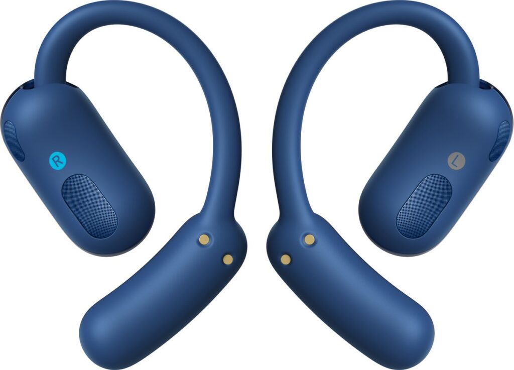 soundcore AeroFit 2 by Anker, open-ear oordopjes, niet-intrusief ontwerp, verstelbaar comfort, goede pasvorm, rijke bas, hi-res audio, 42 uur afspeeltijd, Bluetooth 5.4, draadloos opladen, IP55, open-ear earbuds