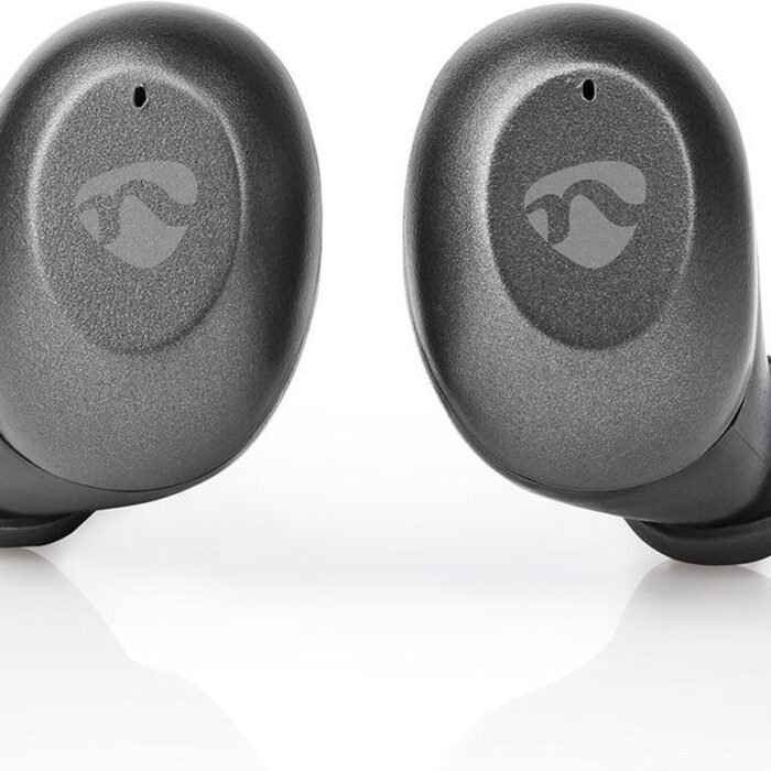 Volledig Draadloze Oordopjes - Bluetooth - Maximale batterijduur: 3 uur - Aanraakbediening - Charging case - Ingebouwde microfoon - Ondersteuning voor spraakbesturing - Grijs / Zilver