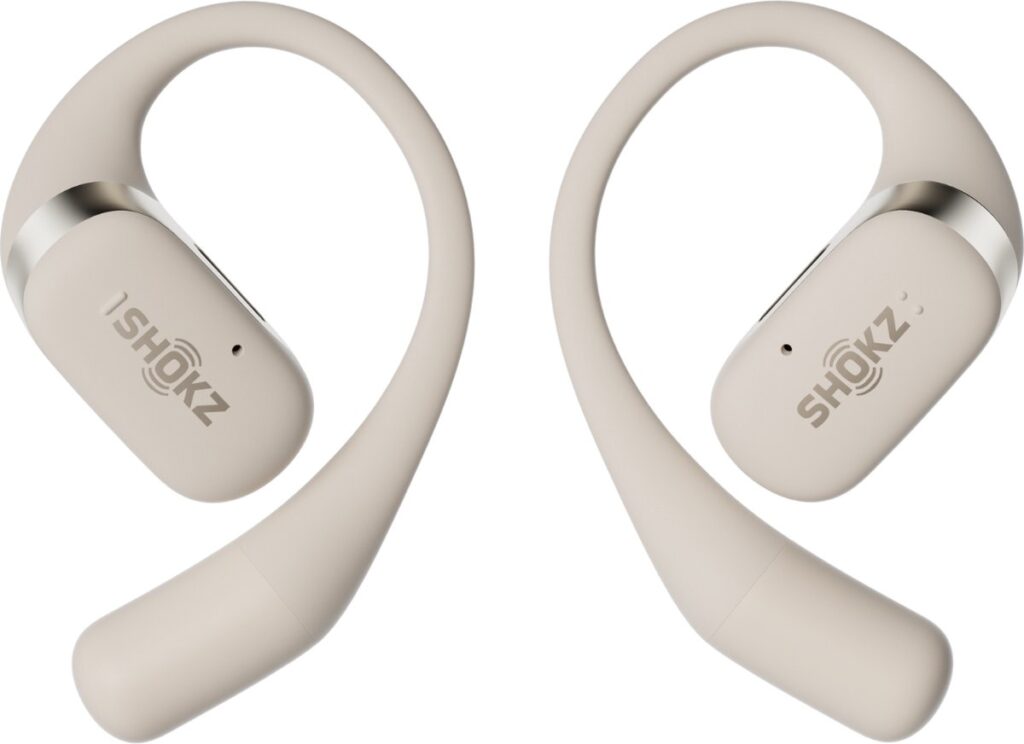 Shokz OpenFit - Open-Ear - Sporthoofdtelefoon - Beige