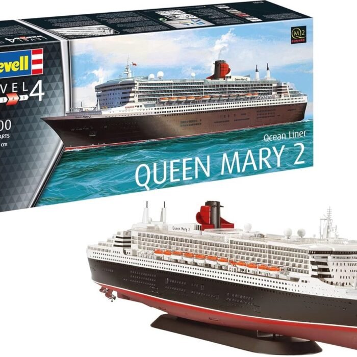 Ocean Liner Model Kit - Queen Mary 2 1:700 Schaalaanpassingen voor Modelbouw