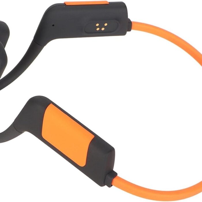 Duiksportheadset 32 GB Opslag Delicate Geluidskwaliteit Draadloze Open-ear-headset Lichtgewicht IPX8 Waterdicht voor Sport - Oranje - Beste Kwaliteit .