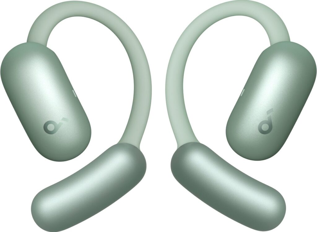 fort, goede pasvorm, rijke bas, hi-res audio, 42 uur afspeeltijd, Bluetooth 5.4, draadloos opladen, IP55, open-ear earbuds