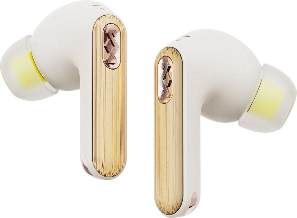 Marley Redemption ANC 2 Bluetooth Oordopjes - Oortjes draadloos - 24 uur batterijduur - Duurzaam - Quick Charge - Noise cancelling - Cream