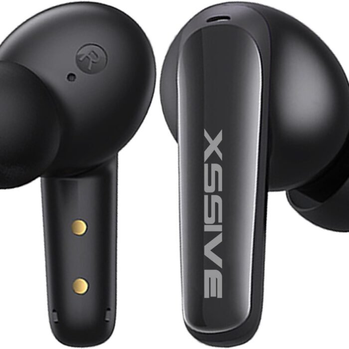 Xssive TWS13 Draadloze Oordopjes - Bluetooth 5.3 Oordoppen met Actieve Ruisonderdrukking & 30u Batterij - In-Ear Wireless Earbuds - Zwart