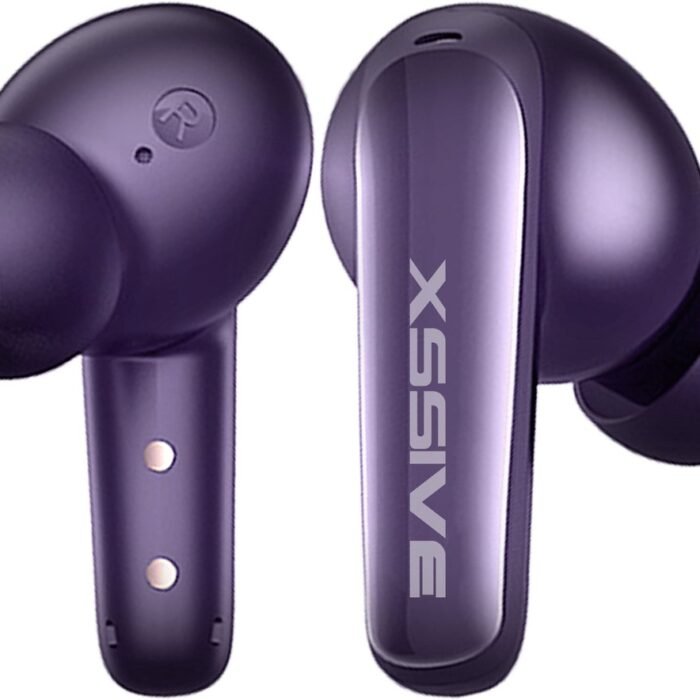 Xssive TWS13 Oortjes Draadloos Paars - Draadloze Bluetooth Oordopjes met Noise Cancelling - In-Ear Earbuds met Microfoon - Lange Batterijduur